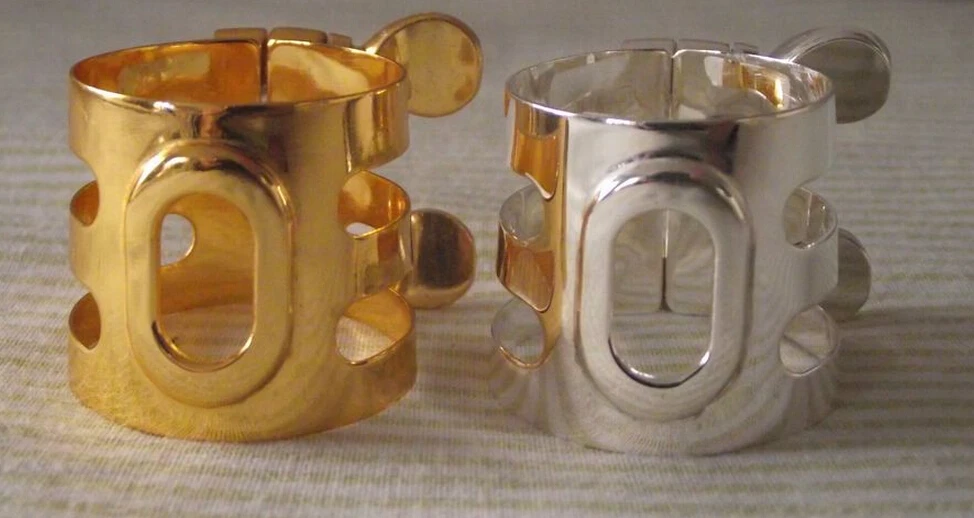 2pcs :Perfect beautiful Alto saxophone Ligature