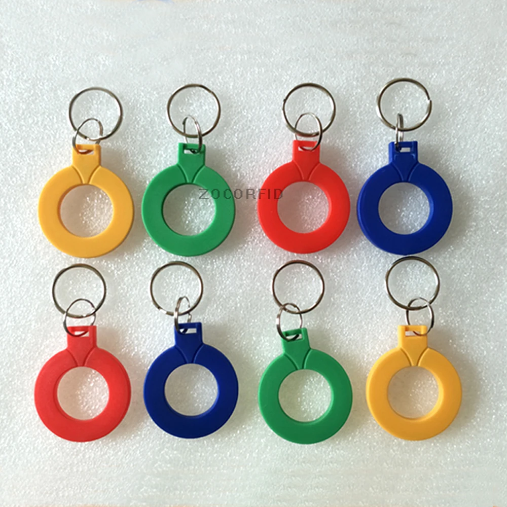 

100pcs 0# RFID 125KHz TK4100 EM4100 Proximity Keyfobs Tags RFID Card for Access Control Time Attendance