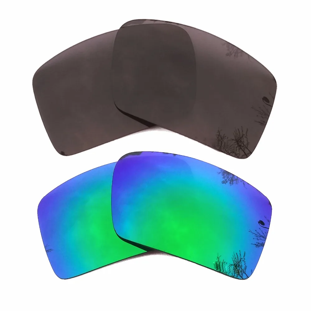 

Черно-зеленые зеркальные поляризационные сменные линзы для Oakley Eyepatch 1 и Eyepatch 2, оправа 100% UVA и UVB