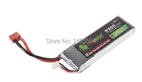 Wholesale MJX T65 T55 JST plug Battery RC Helicopter spare parts MJX T55 T65  7.4V 2600mAh