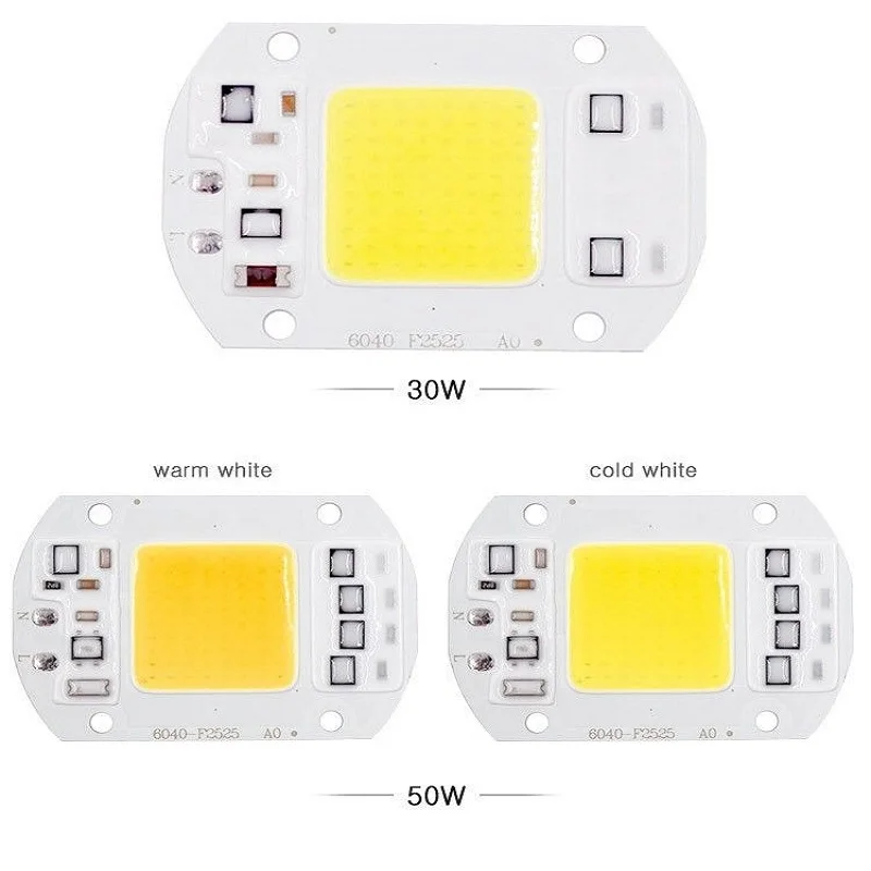 

20W 30W 50W 220V COB Input Smart IC Driver Fit For DIY LED Floodlight Spotlight