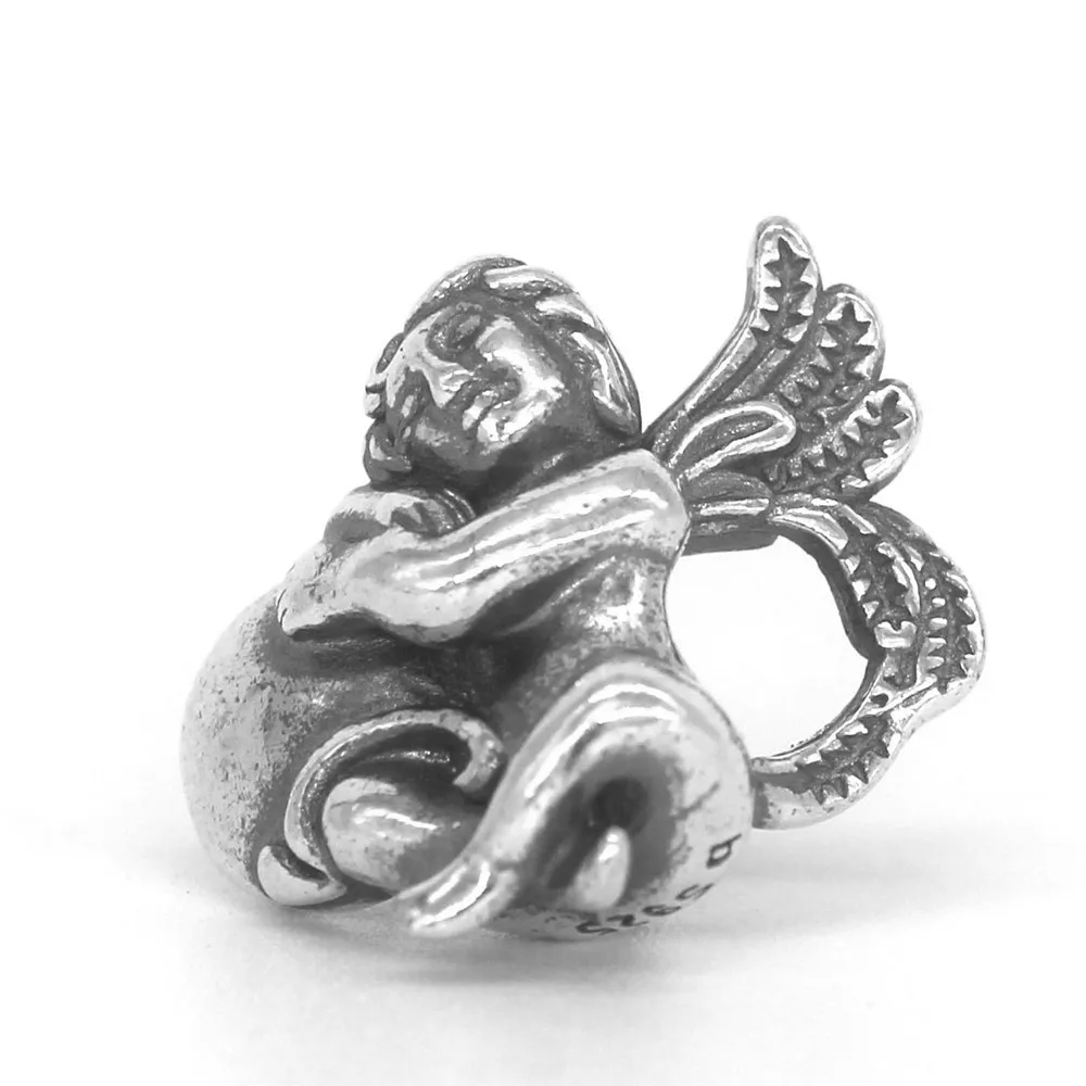 Mistletoe Genuine 925 Sterling Silver Cupid of love  Charm Bead Fit Redbalifrog ACA  Troll And Pan Bracelet Jewelry