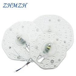 AC220V LED Module Replace Ceiling Lamp Lighting 12W 18W 24W LED Source Module Convenient Installation SMD2835 White & Warm White