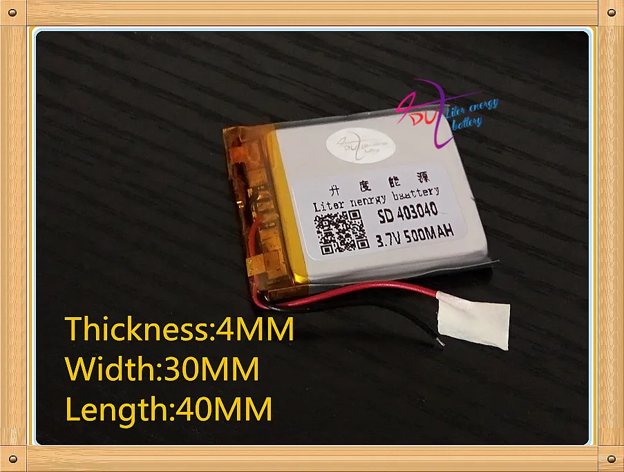 أفضل بطارية العلامة التجارية 3.7 V 500 mAh قابلة للشحن بطارية ليثيوم بوليمر ل GPS PSP سماعة رأس بخاصية البلوتوث Mp3 Mp4 خلوية الطاقة الاحتياطية