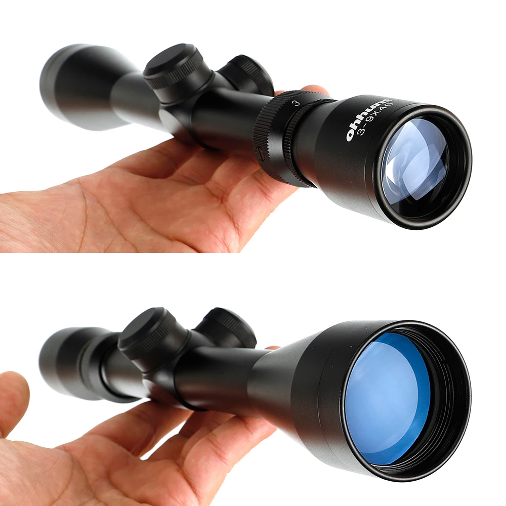 ohhunt 3-9X40  Scope Wire Rangefinder Reticle  or Mil Dot Reticle Scope Optics Sights 3 Style