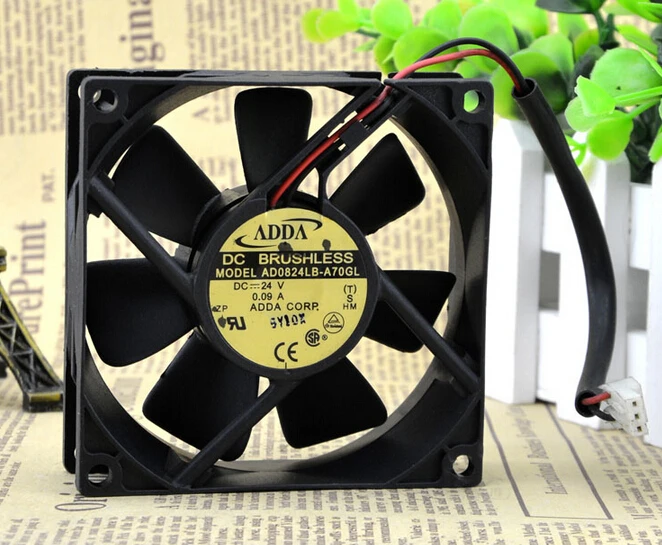 

The original AD0824LB-A70GL 8025 8CM 24V 0.09A 2 wire converter fan