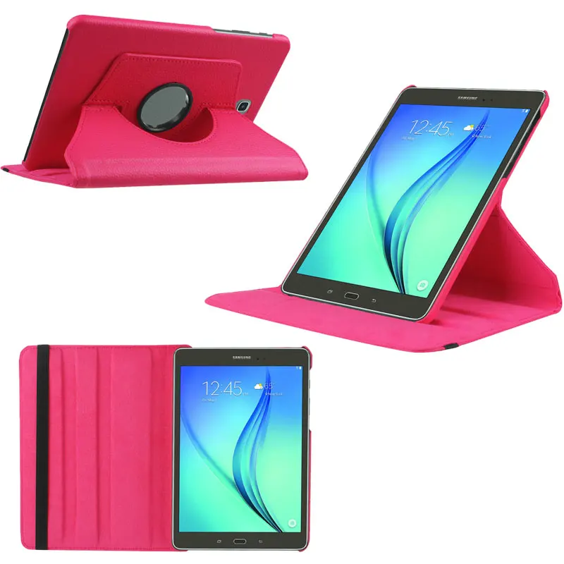 

360 Degrees Rotating Litchi PU Leather Flip Cover Case For Samsung GALAXY tab A T580 T585 SMT585C 10.1 inch Tablet