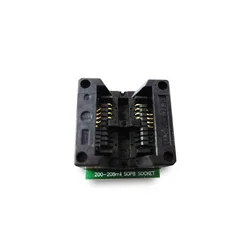 1PCS/lot 200mil 208mil Wide SOP8 to DIP8 IC socket Programmer adapter Socket OTS-20-1.27-01 for 25xx eeprom flash