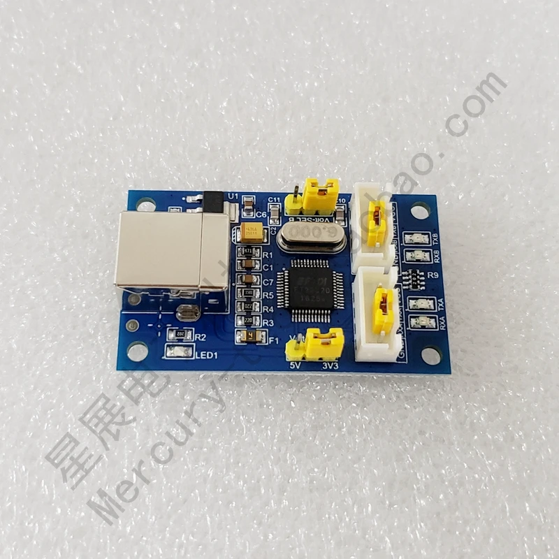 USB إلى ثنائي المنفذ التسلسلي TTL إلى USB5V3.3VFT2232D