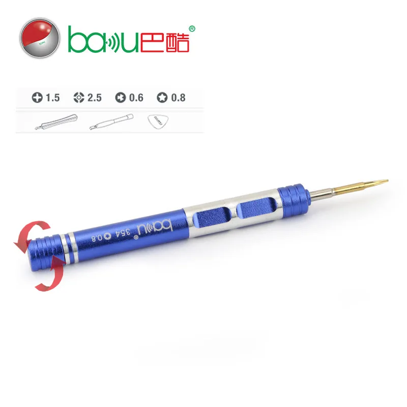 BAKU Screwdriver Set Tools, 7 in 1 Multifunction Tool Phillips Tri wing Pentalobe Screw Driver for iphone 5 6 7 8 plus X XS XR