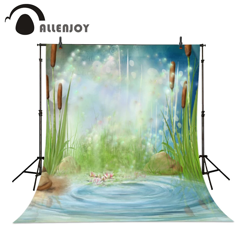 Allenjoy background for photo spring Easter Clear river baby shower Professional photography photophone photozone vinyl backdrop