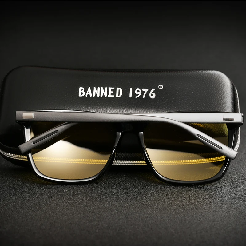 2020 Night verision Aluminum Glasses Anti Glare Brand Unisex Retro Vintage Eyewear Evening Driving Glasses For Men/Women