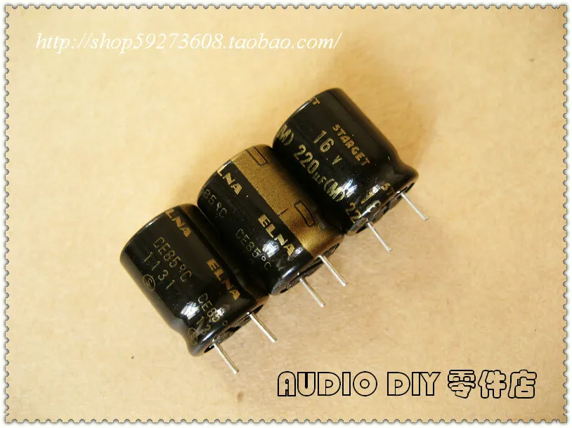 

2020 hot sale 10pcs/30pcs ELNA STARGET Series 220uF/16V audio electrolytic capacitors (origl bag) free shipping