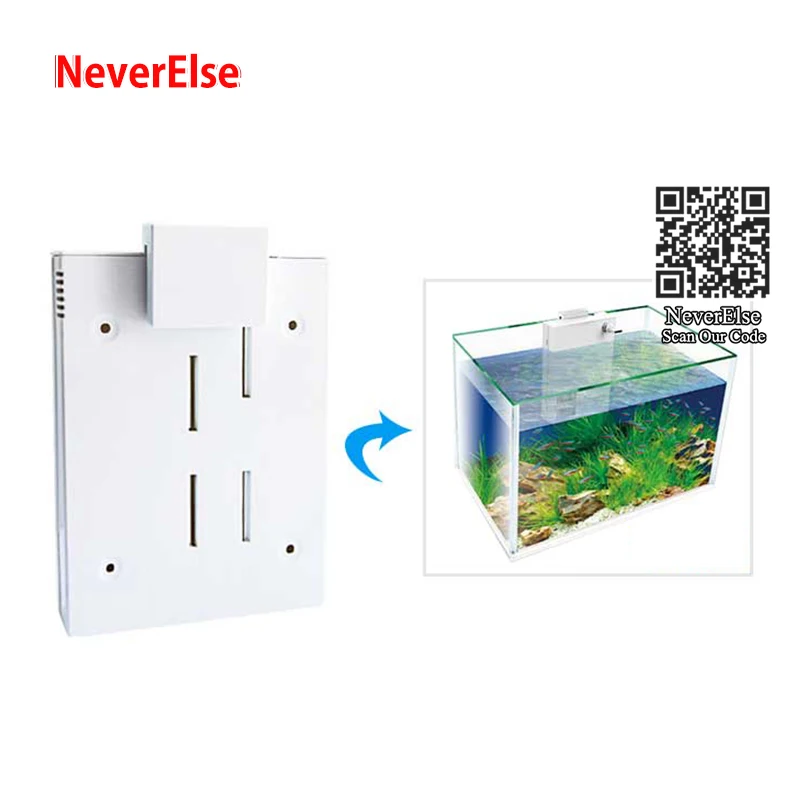 Aquarium Internal Filter Pump 360Degree Cycle Filtration Panel filtering, Slot for Heater Inset, Back Hanging Fish Turtle Tank