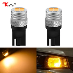 Katur T10 W5W 168 Led Lampen Interieur Verlichting Klaring Zijmarkeringslichten Kentekenverlichting 3020 Chip 450Lm T10 6000K 4300K