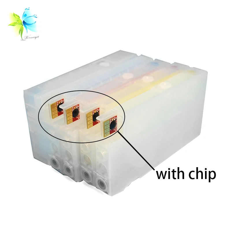 WINNERJET 932 932XL 933 Refillable Ink Cartridge Compatible For HP Officejet 6100 7110 7610 6600 7612 6700 Printers With Chip