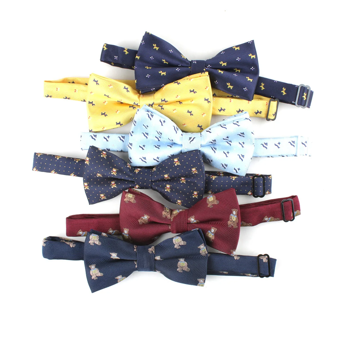 Children Man Fashion Polyester Bow Tie Kid Classical Bowties Fish Bear Car Fish Aircraft Bicycle Butterfly Party Pet Bowtie Ties