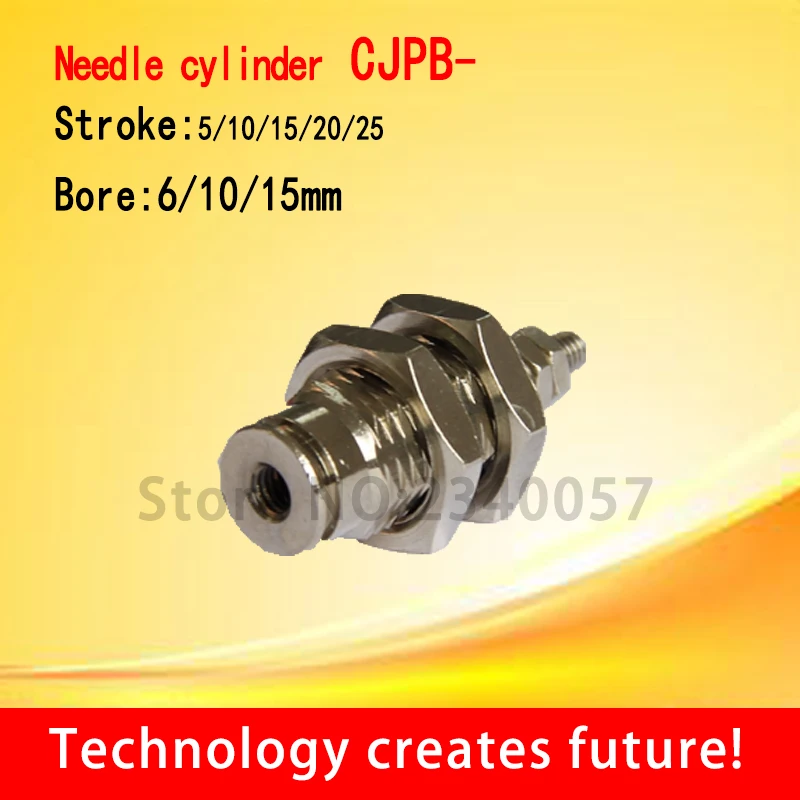 Pin cylinder CJPB smc type single acting spring return bore 6mm/10mm/15mm stroke 5/10/15/20/25mm micro pneumatic cylinder