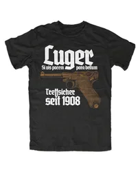 Luger Premium T-Shirt Pistole 08,Parabellum,Selbstladepistole,Deutschland new Fashion Cool Casual Summer Paried Beer T Shirts
