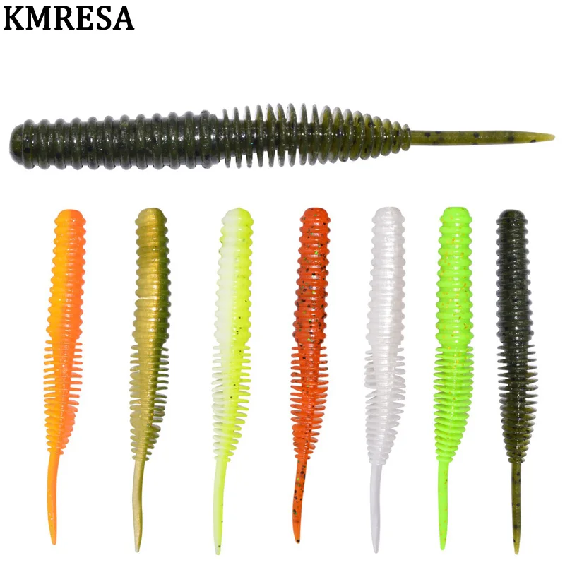 KMRESA 5pcs / lot  Soft fish Fishing Lure 10cm / 4.5g Swimbaits Plastic Isca Artificial Rubber Fish with Salt Tack