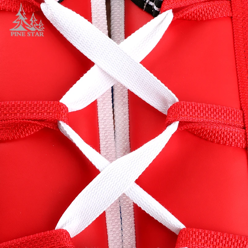 Pinestar blue red color PU leather men women Child kids taekwondo chest protector fighting training competition TKD protectors