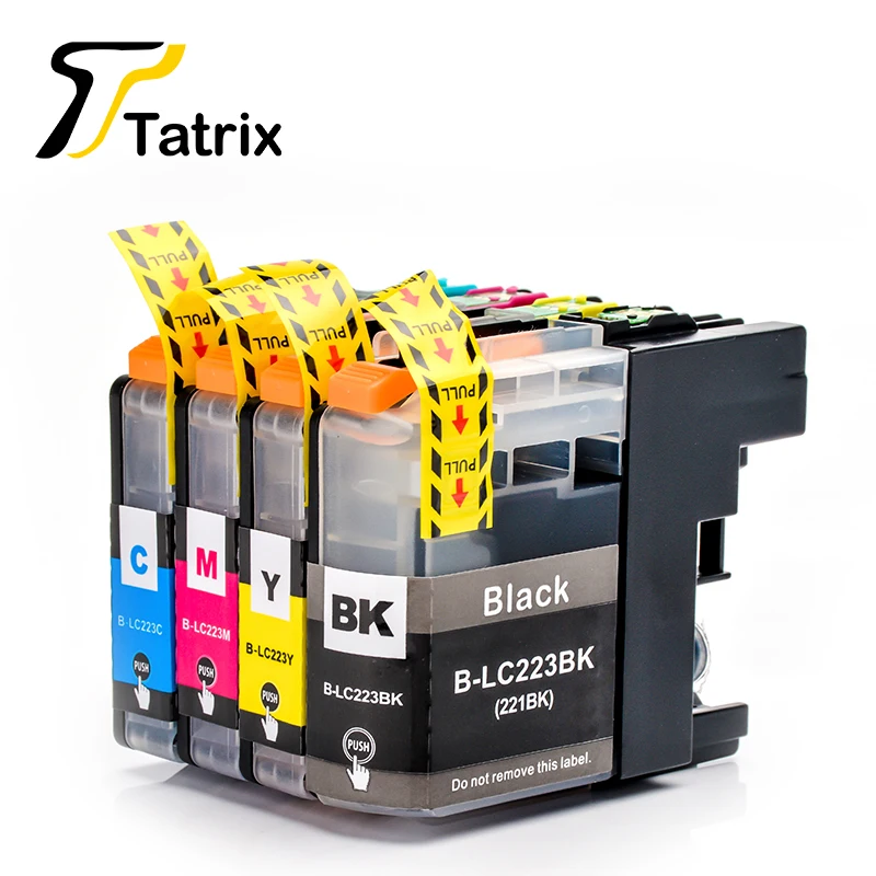 Tatrix With Chip  LC223 LC221 Compatible Ink Cartridge For Brother MFC-J4420DW/J4620DW/J4625DW/J480DW/J680DW/J880DW Printer