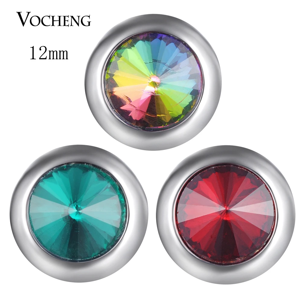 Vocheng Snap Jewelry Accessory Sister Small Petite Ginger Snaps 12mm 5 Colors Snap  Button Charms Vn-1827