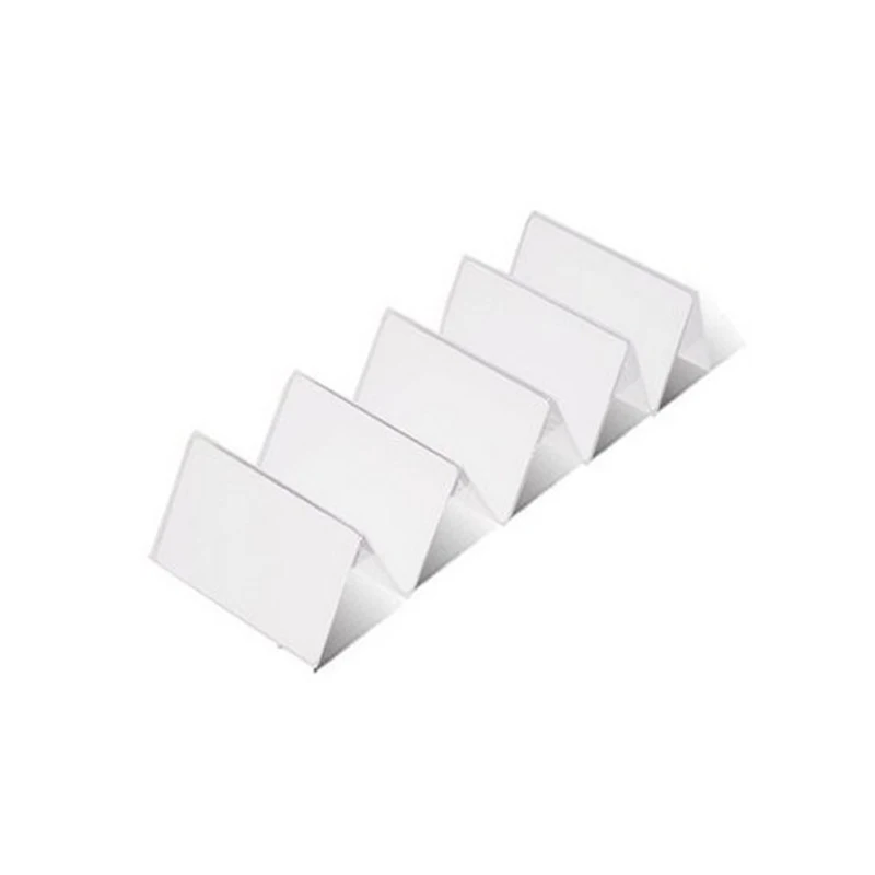 10pcs UID + 5577 RFID Smart white card Dual Chip IC + ID Composite 125KHZ EM4305 13.56MHZ Repeatable Erasable Access Card