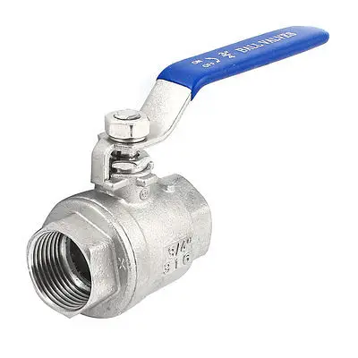 

3/4PT Female Dual Ends Rotating Lever Handle Stainless Steel Ball Valve