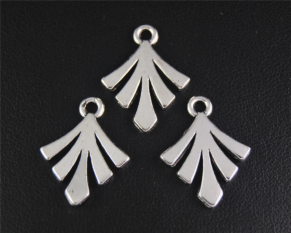 30pcs  Silver Color Tree Charm  For DIY Jewelry Making Findings 23x17mm A2074