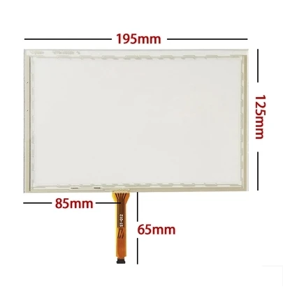 

New 8 inch 195*125 five wire resistance touch screen 195mm*125mm