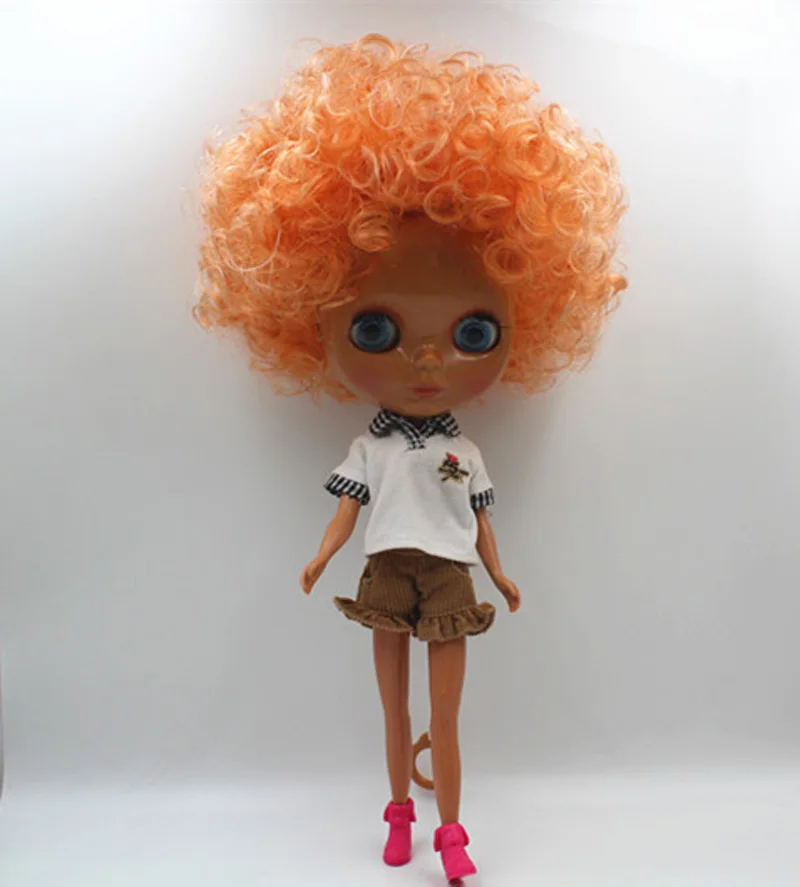 

Free Shipping big discount RBL-419 DIY Nude Blyth doll birthday gift for girl 4colour big eyes doll with beautiful Hair cute toy