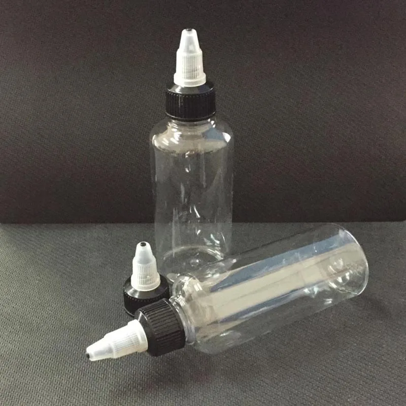 50pcs Empty Pet Bottles 100ml Pen Shape E liquid Refillable Bottle for E-Cig Plastic Dropper Bottles with Twist Off Caps