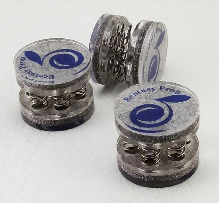 ハイエンド4pcsスピーカースパイクオーディオファンショックスパイクスプリングダンピングパッドhifiオーディオスタンドフィートアンプコーンスピーカーパッド