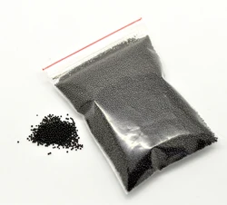 Free Shipping 100gram Black Micro No Hole Glass Seed Beads Embellishment Scrapbooking 0.7mm