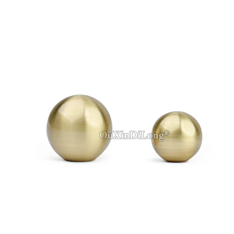 2PCS Sealing Oil Solid Brass Kitchen Cabinet Door Handles Round Ball Cupboard Wardrobe Drawer Wine Cabinet Pulls Handles & Knobs