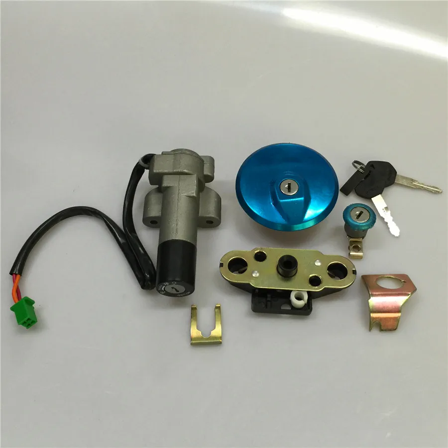 

STARPAD For YAMAHA Sword YBR125 set lock Tianjian Tianqi JYM125-2-3-G-K electric lock fuel tank cover full lock free shipping