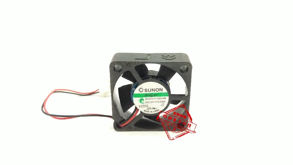 

SUNON MC30101V1-0000-A99 Server Cooling Fan DC 12V 0.58W 30x30x10mm 2-Wire