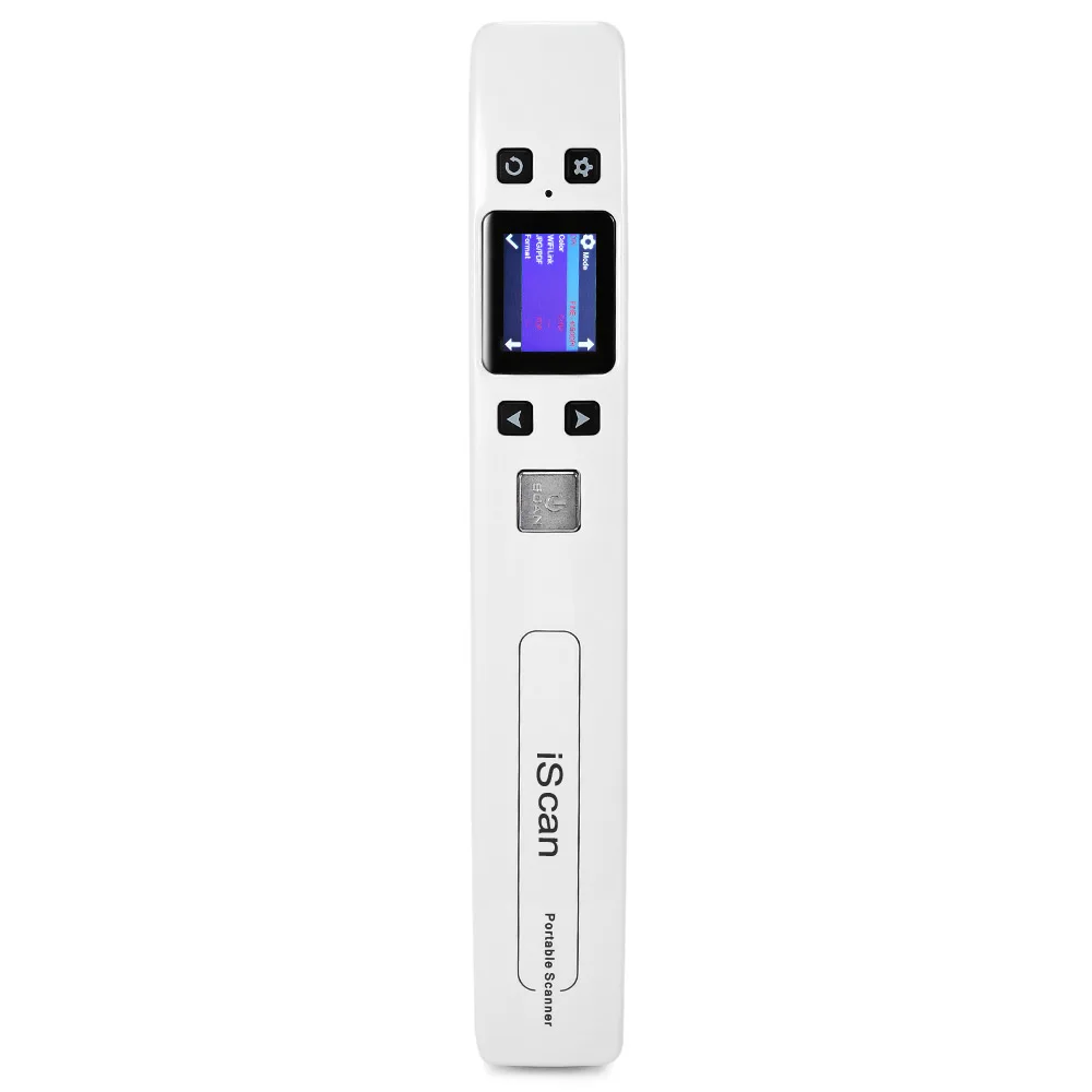 Original iScan Wireless WiFi Portable Digital Scanner 1050DPI Support A4 Document JPEG / PDF Selection with TF Card Slot