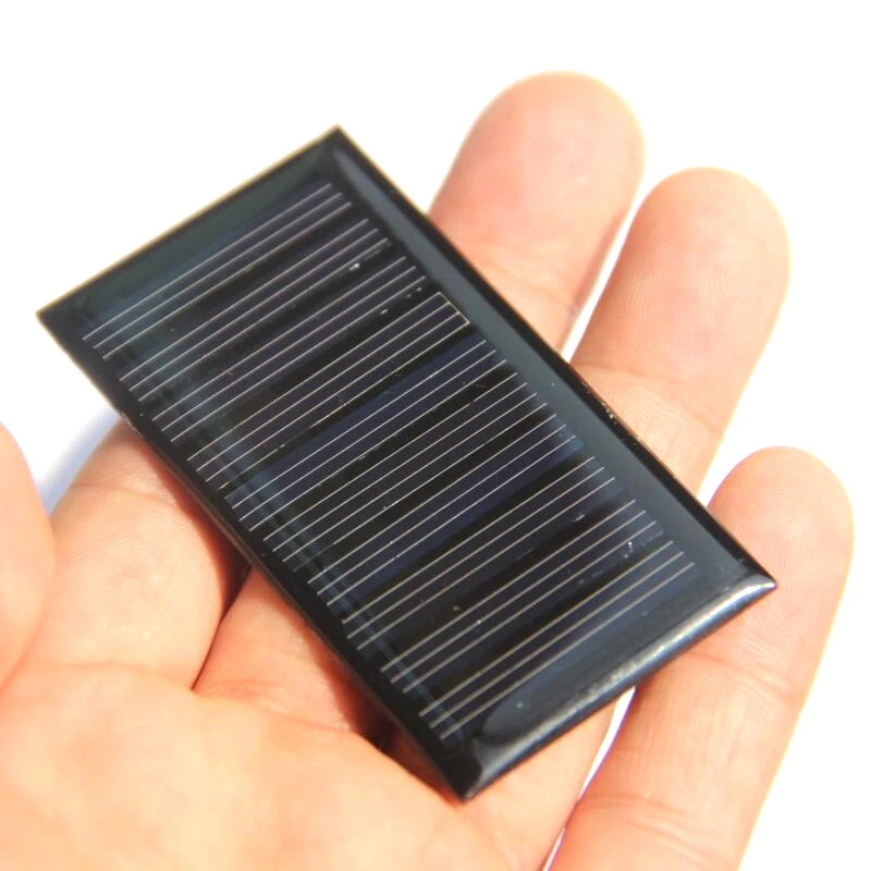 

BUHESHUI Wholesale 5V 45MA 0.23W Mini Solar Panel Polycrystalline DIY Solar Cell Battery Charger For 3.7V Study 66*35.5MM 500pcs