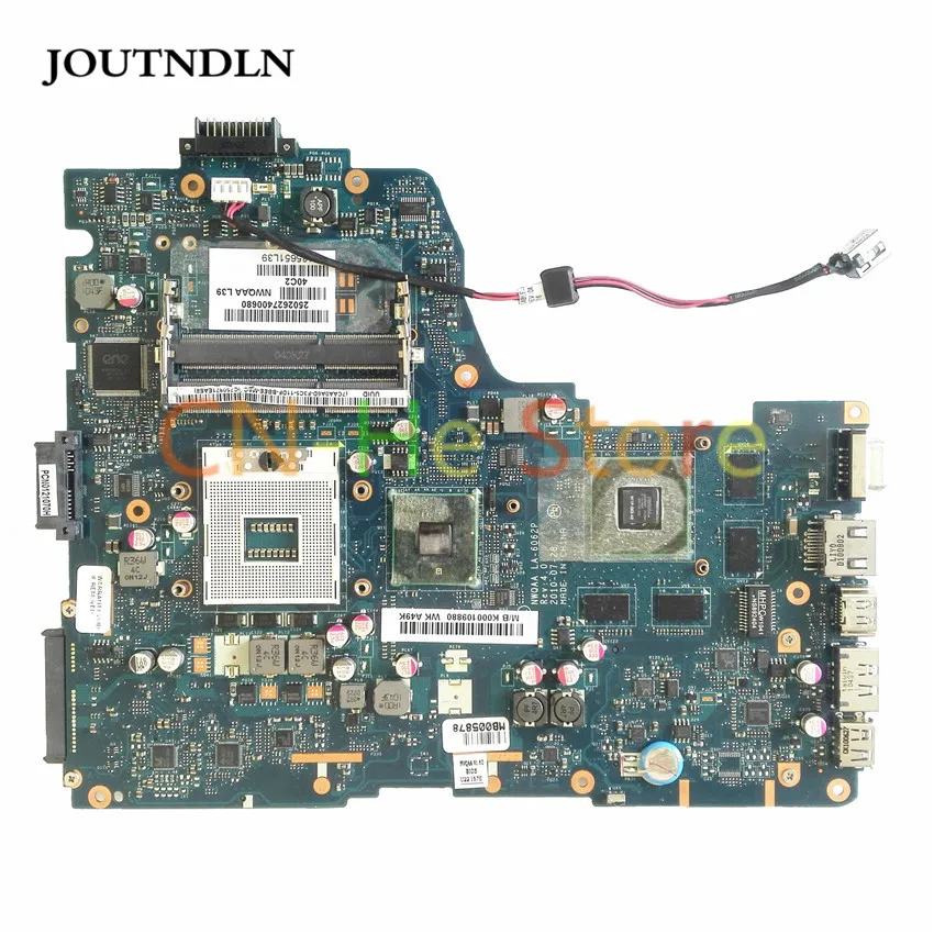 

FOR Toshiba Satellite A660 A665 laptop motherboard K000109880 NWQAA hm55 LA-6062P DDR3 W/ GT330M GPU