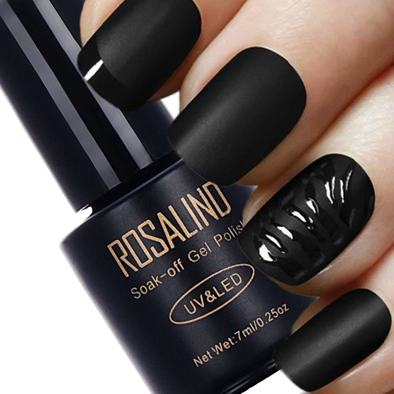 Rosalind 1Pcs Matt Top Coat Gel Nagellak Nail Art Gel Polish 7Ml Matte Top Jas Led Uv soak Off Hot Koop Gel Polish