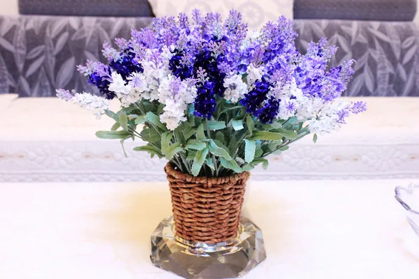 Hot sell 36cm lavender flower real touch artificial silk flower very beatiful for wedding shop and party decoration