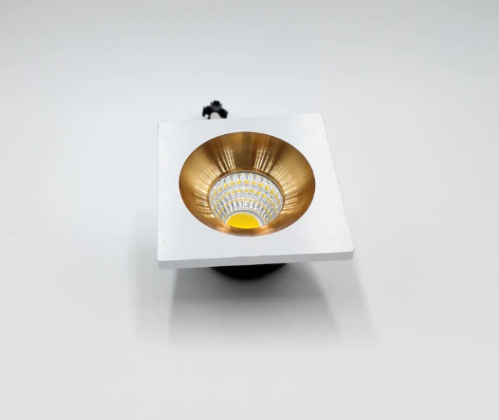 Newest 10pcs  Dimmable Mini LED  downlight 5W COB light AC85-265V Jewelry lamp bookcase led ceiling