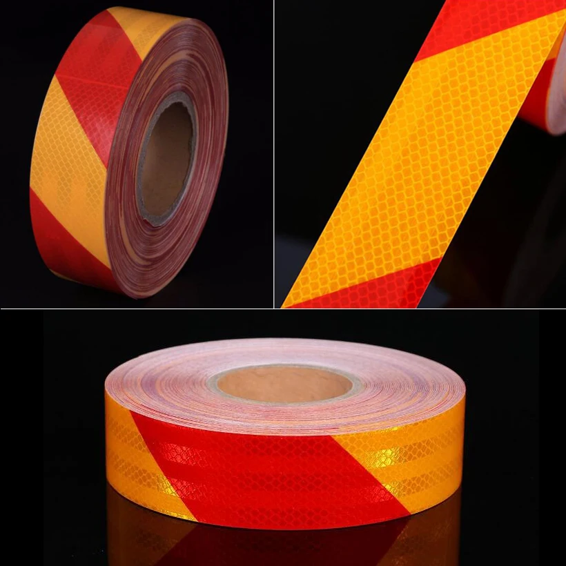 Roadstar 50mm X 10m Reflective Bicycle Stickers Adhesive Tape For Bike Safety Reflective Bike Stickers