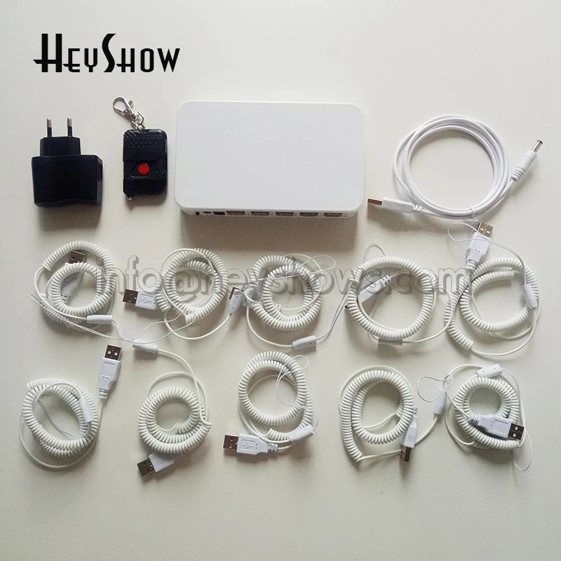 Rope Security Host Alarm System Camera Alarm Box Watch Seguridad Cable Headset Anti theft Dispay Controller