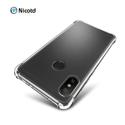 For Xiaomi Redmi note 6pro 7 pro Back Cover phone Case For Xiomi Redmi 7 6 6pro 6A 5 5plus Transparent cases Soft Silicone TPU