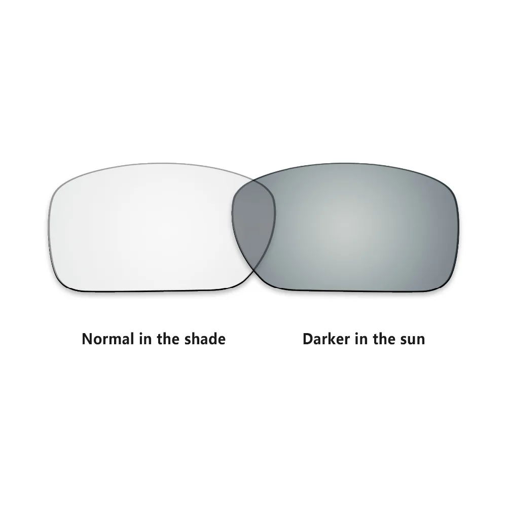 Millerswap Replacement Lenses for Oakley Turbine Sunglasses Photochromic Clear (Lens Only)