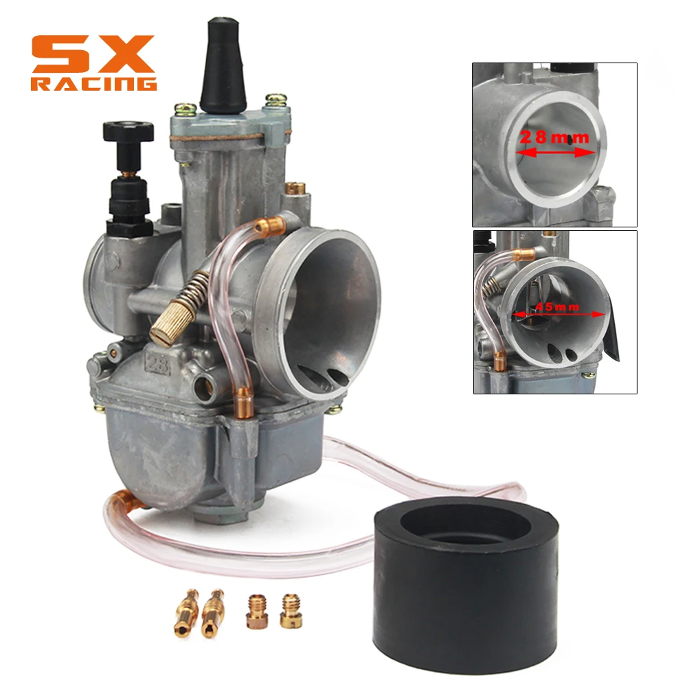 28mm PWK Power Jet Motorbike Motorcycle Carburetor Carb For Dirt Pit Bike ATV Buggy Kart Motor Bike