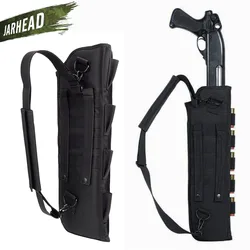 Bolsa de pistola táctica para Rifle, bolso de mano para escopeta militar, funda de hombro para caza, Camping, bolsa para arma al aire libre